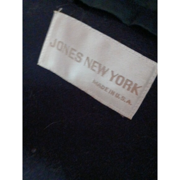 Jones NY Women's Size XXL Castleton Green 100% Pure Wool Trench Coat Made In USA - Picture 12 of 15